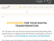 Tablet Screenshot of eucon.com